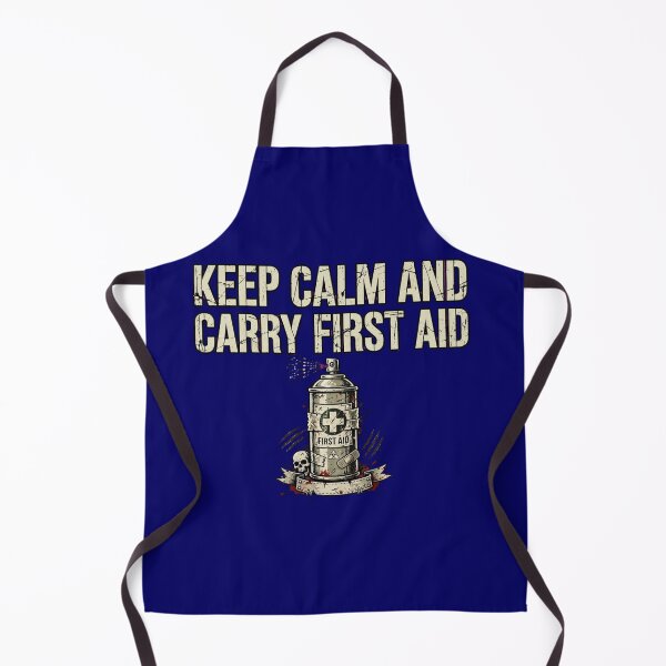 Item preview, Keep Calm and Carry First Aid - Zombie Games designed and sold by GeeklyShirts.