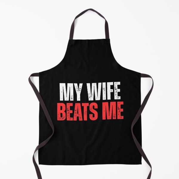 Aperçu de l'œuvre Ma femme me bat, humour offensant créée et vendue par Dondonmart.