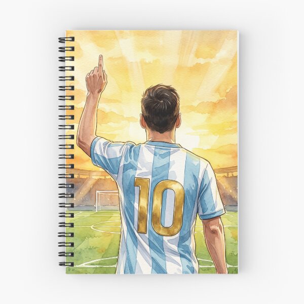Item preview, Argentina 10 To The Sky Football Poster designed and sold by DofinaSur.