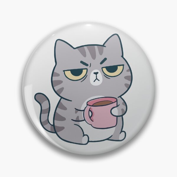 Item preview, Grumpy Coffee Cat designed and sold by Gkinoki.