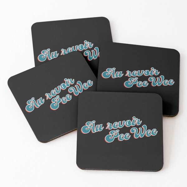 Item preview, Au Revoir Pee Wee - Pee Wee's Big Adventure Quote - Funny 80s Pee Wee Herman designed and sold by aligchi.
