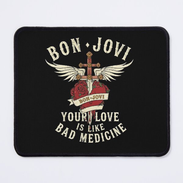 Item preview, Bon Jovi Bad Medicine Song Lyric designed and sold by candicRinnert.