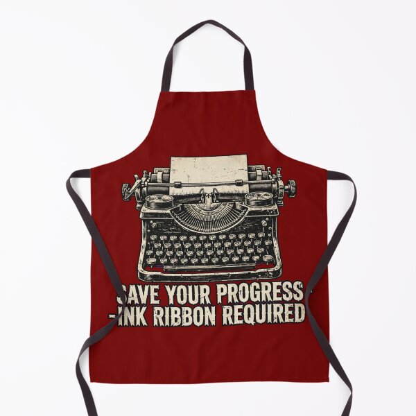Item preview, Save Your Prgress - Ink Ribbon Required designed and sold by GeeklyShirts.
