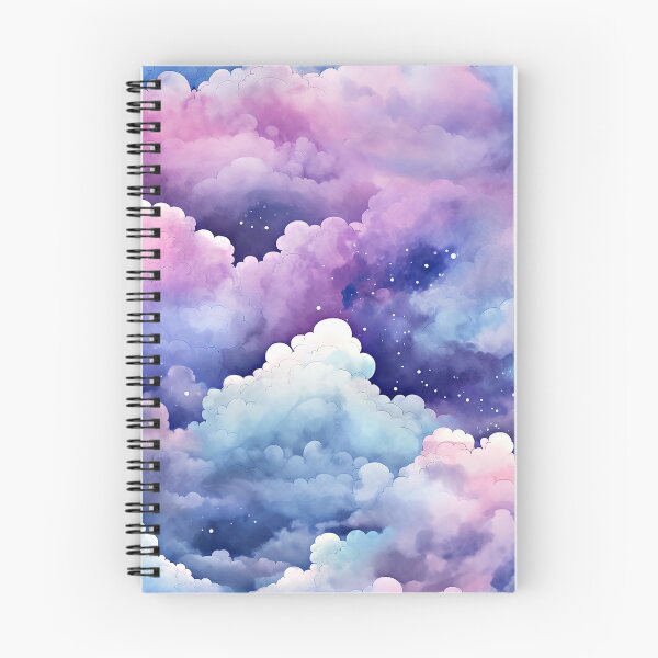 Item preview, Blue And Pink Fantasy Cotton Clouds Abstract Art designed and sold by DEC02.