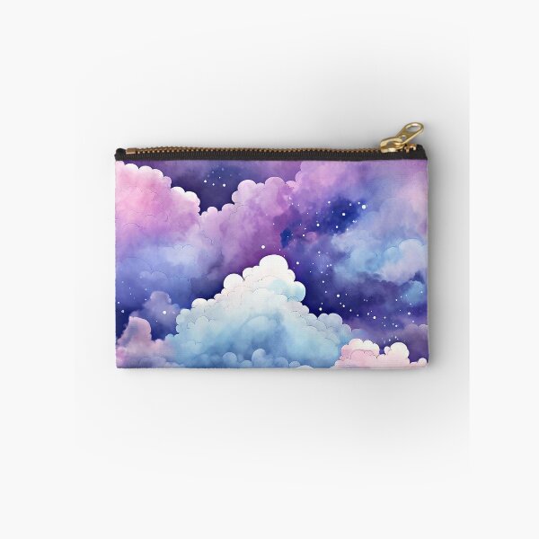 Item preview, Blue And Pink Fantasy Cotton Clouds Abstract Art designed and sold by DEC02.