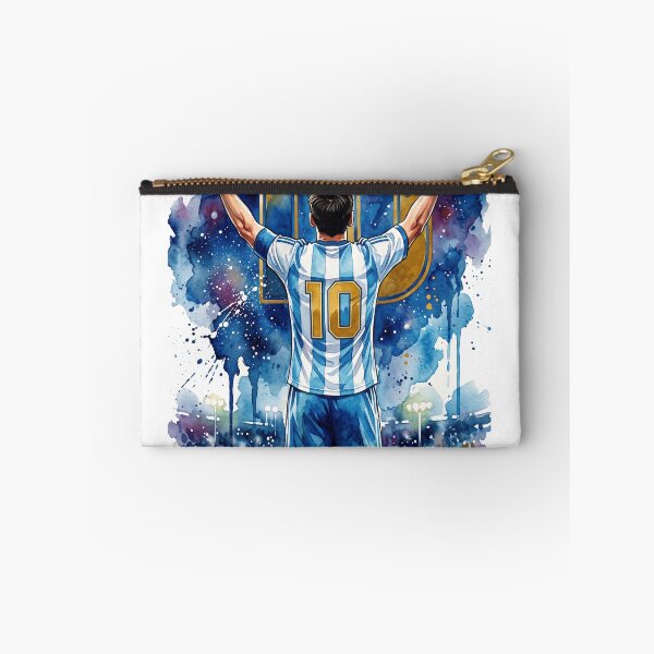 Item preview, Argentina 10 GOAT Watercolor Football Poster designed and sold by DofinaSur.