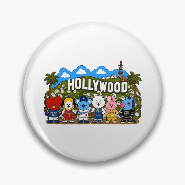 Item preview, Cute Cartoon Characters Hollywood LA Sports designed and sold by KeeganMelbye.