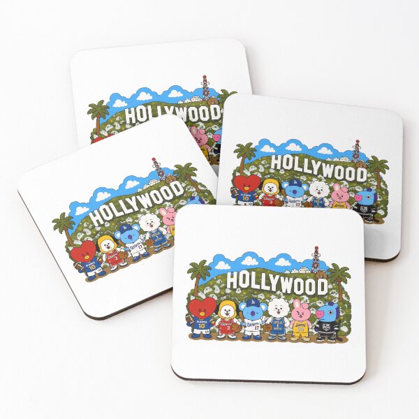 Item preview, Cute Cartoon Characters Hollywood LA Sports designed and sold by KeeganMelbye.