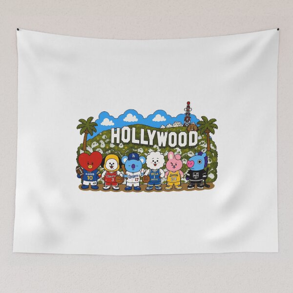 Item preview, Cute Cartoon Characters Hollywood LA Sports designed and sold by KeeganMelbye.