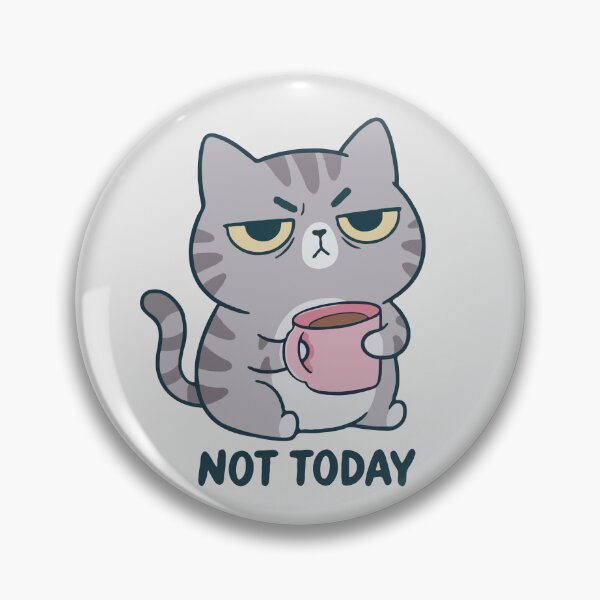 Item preview, Grumpy Coffee Cat Not Today  designed and sold by Gkinoki.
