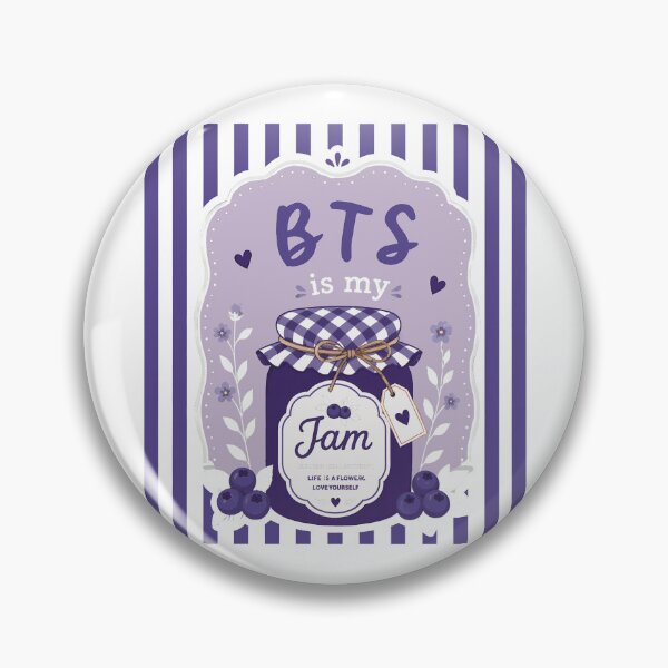 Item preview, Sweet Jam Jar Cute Purple KPop Fan  designed and sold by MessiasTruax.