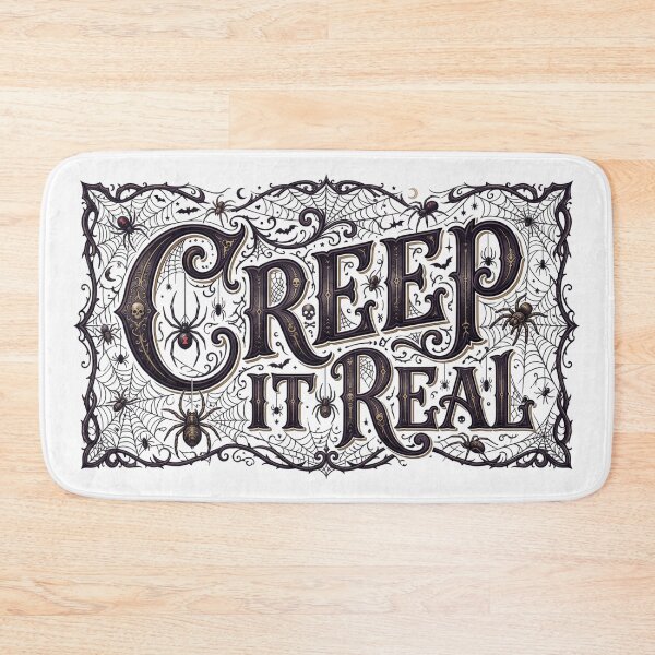 Item preview, Spooky Typography Creep It Real Surrounded - Quote Design designed and sold by larbimalki.