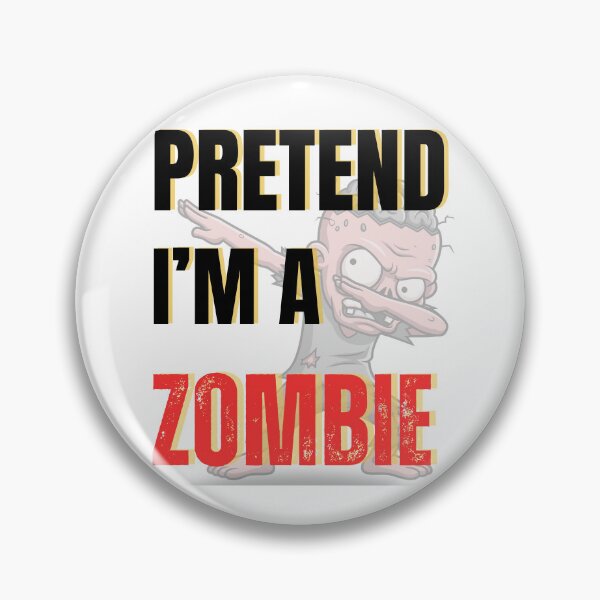 Artikelvorschau, Tu so, als wäre ich ein Zombie – Lustiges Halloween-Kostüm-T-Shirt entworfen und verkauft von VibranPalette.