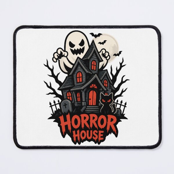 Item preview, Spooky Haunted Horror House Illustration for Halloween and Scary Themes designed and sold by ArthurBlake.