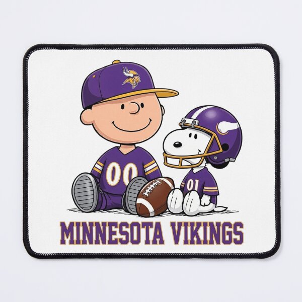 Item preview, Snoopy And Charlie Minnesota Football Fan designed and sold by CaneufeyCip.