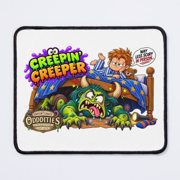 Item preview, Unfortunate Oddities - Creepin’ Creeper - Under the Bed designed and sold by WheelieGdArt.