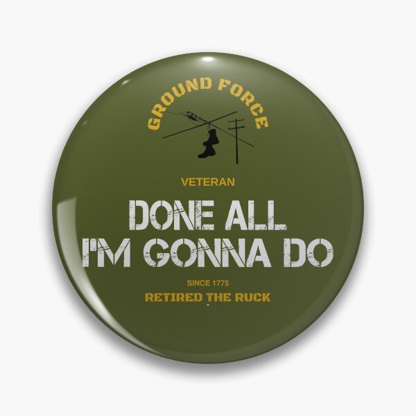 Item preview, GROUND FORCE VETERAN GEAR designed and sold by LoggyDogDesigns.
