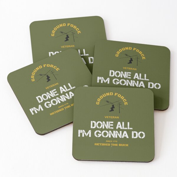 Item preview, GROUND FORCE VETERAN GEAR designed and sold by LoggyDogDesigns.