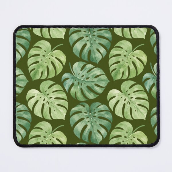 Item preview, Fresh Watercolor Monstera Leaves Pattern designed and sold by Skyrocketz.