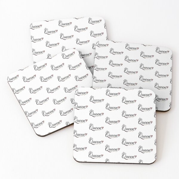 Item preview, Elegant typographic logo of QUEEN with headband designed and sold by iarysdesing.