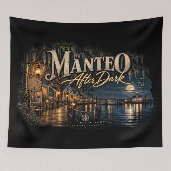 Item preview, Manteo After Dark Waterfront Nights designed and sold by The Coastal Route.