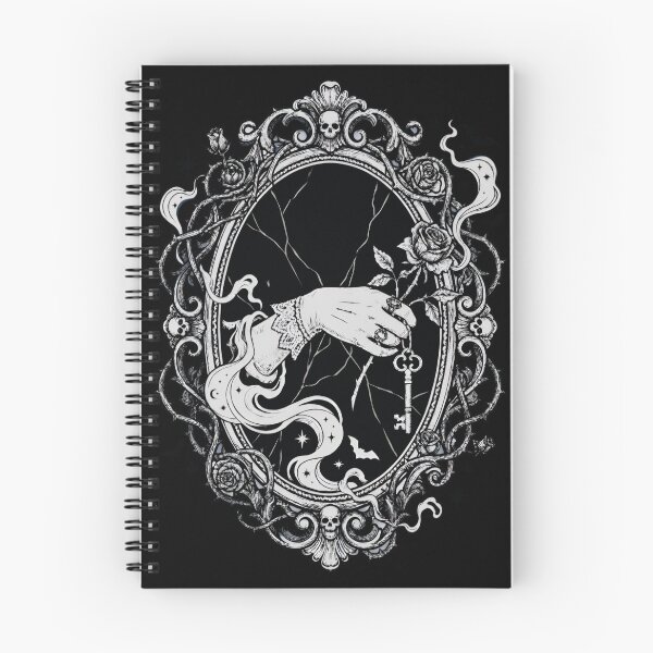 Item preview, Gothic Antique Mirror - Phantom Hand with Rose & Key designed and sold by GothicAle.