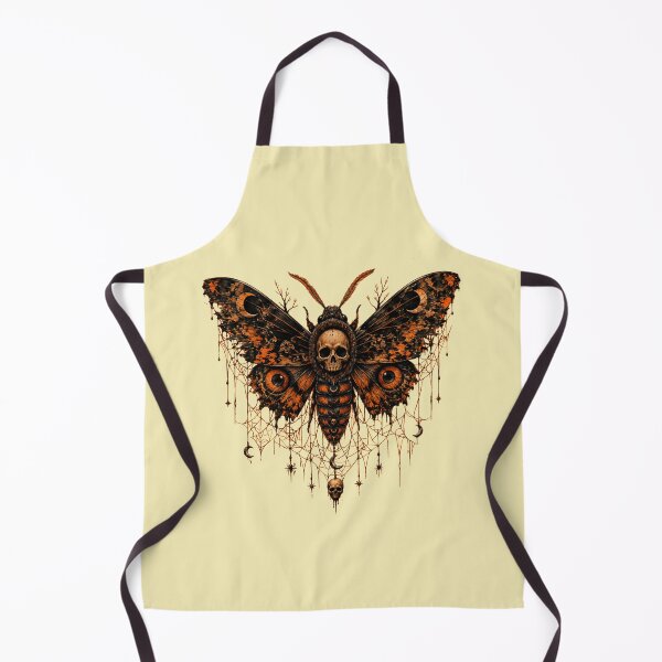Item preview, Gothic Death's-Head Moth Illustration - Dark Alternative Art designed and sold by Evelashop.