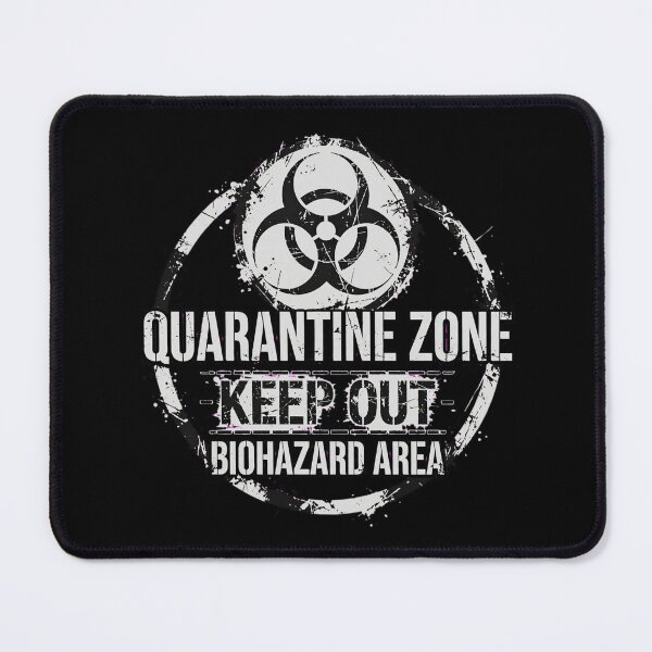 Item preview, Quarantine Zone - Zombie Games designed and sold by GeeklyShirts.