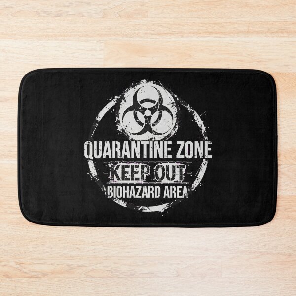 Item preview, Quarantine Zone - Zombie Games designed and sold by GeeklyShirts.