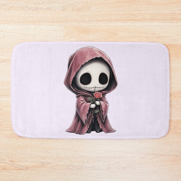Item preview, Cute Pink Grim Reaper with a Rose  designed and sold by SweetLilith.