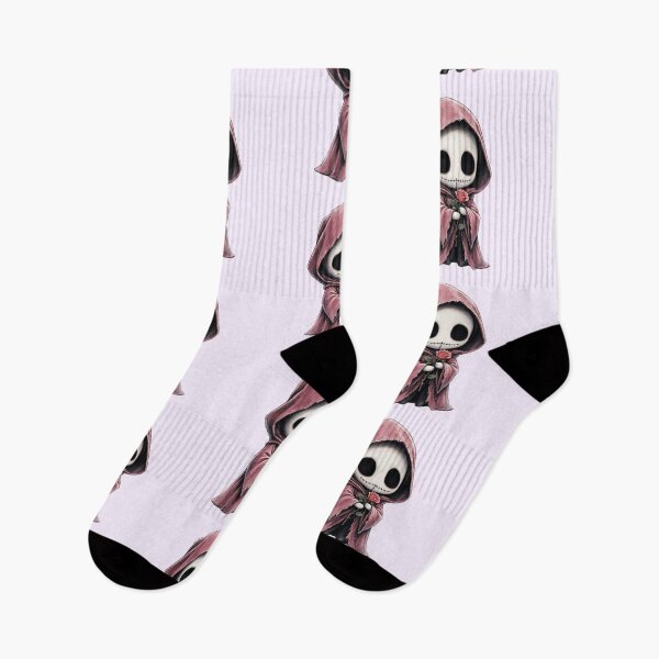 Item preview, Cute Pink Grim Reaper with a Rose  designed and sold by SweetLilith.