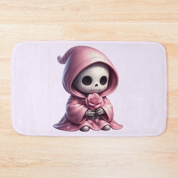 Item preview, Cute Pink Grim Reaper with a Rose  designed and sold by SweetLilith.
