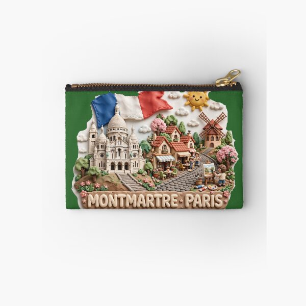 Item preview,  MONTMARTRE · PARIS · Sacre-Coeur & Artists Village  designed and sold by PaintMeWorld.