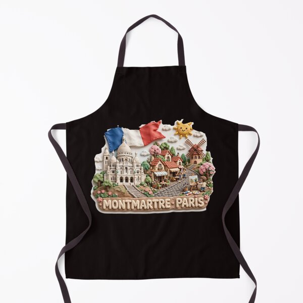 Item preview,  MONTMARTRE · PARIS · Sacre-Coeur & Artists Village  designed and sold by PaintMeWorld.