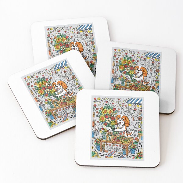 Item preview, Cavalier King Charles Florist designed and sold by PictoVibe.