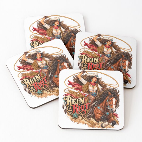 Item preview, Rodeo Queen Cowgirl – Vintage Western Horse Riding Art designed and sold by Ghostwave Atelier.