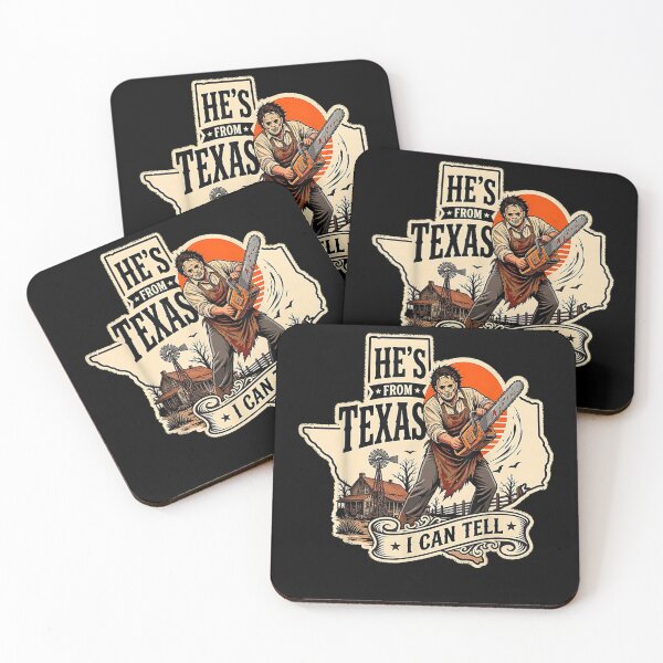 Item preview,  He's from Texas I can Tell Halloween Chainsaw Horror designed and sold by PladypooZztrt.