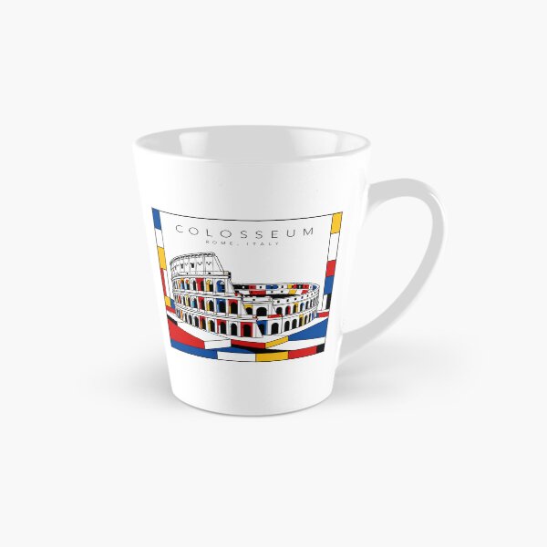 Item preview, Colosseum Mondrian Style Poster 3D designed and sold by CMYKStudio.