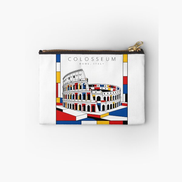 Item preview, Colosseum Mondrian Style Poster 3D designed and sold by CMYKStudio.
