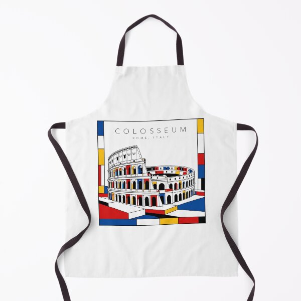 Item preview, Colosseum Mondrian Style Poster 3D designed and sold by CMYKStudio.