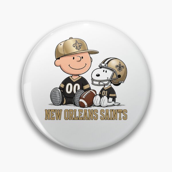 Item preview, Snoopy And Charlie Brown New Orleans Football Fan designed and sold by CaneufeyCip.