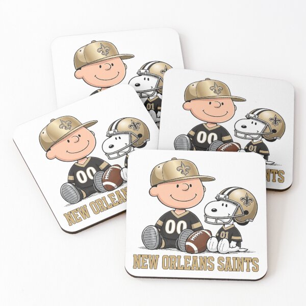 Item preview, Snoopy And Charlie Brown New Orleans Football Fan designed and sold by CaneufeyCip.