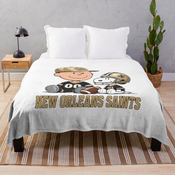 Item preview, Snoopy And Charlie Brown New Orleans Football Fan designed and sold by CaneufeyCip.