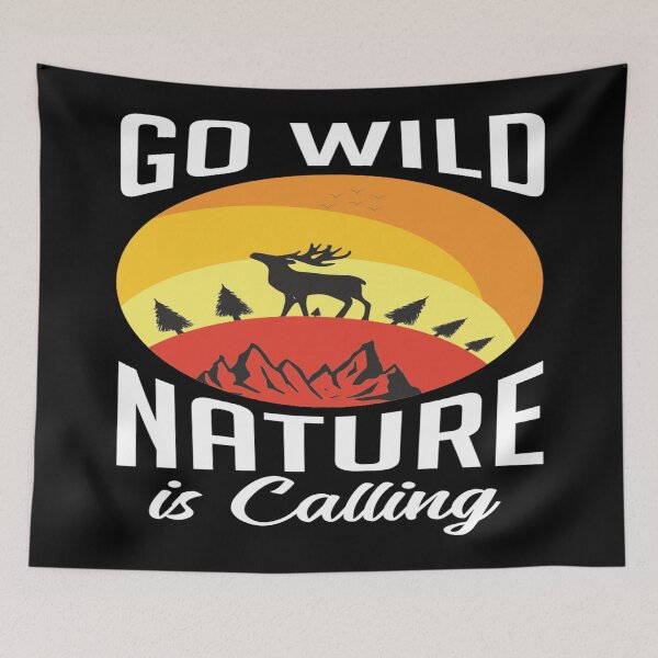 Item preview, Go Wild Nature Adventure Vintage Design designed and sold by Johnnies.