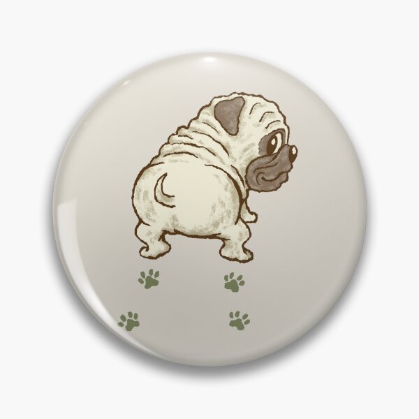 Item preview, Pug and Footprints designed and sold by Toru Sanogawa.