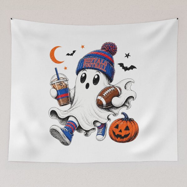 Item preview, Spooky Football Fan Ghost Bubble Tea designed and sold by DarnickSaarang.