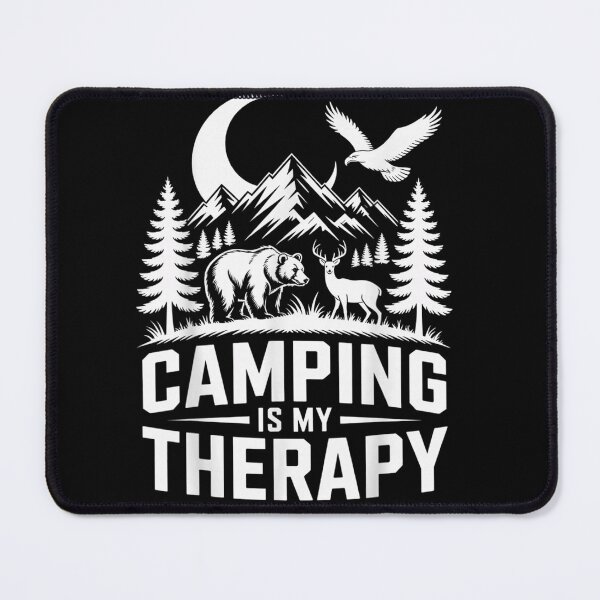 Item preview, Bear Camping is My Therapy designed and sold by KatieThomShop.
