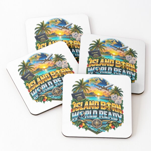Item preview, Island Born World Ready – Caribbean Travel Streetwear designed and sold by BilcoStillbaze.