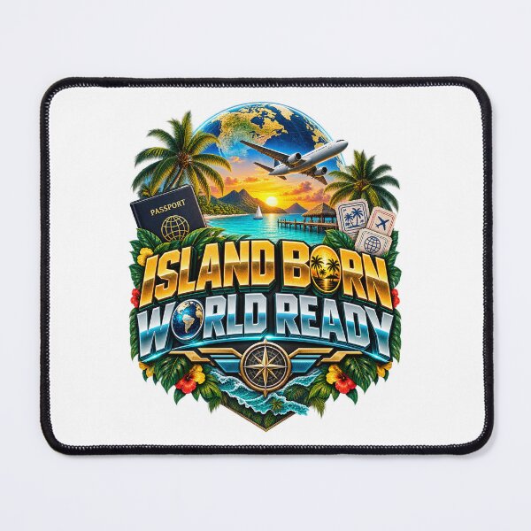 Item preview, Island Born World Ready – Caribbean Travel Streetwear designed and sold by BilcoStillbaze.