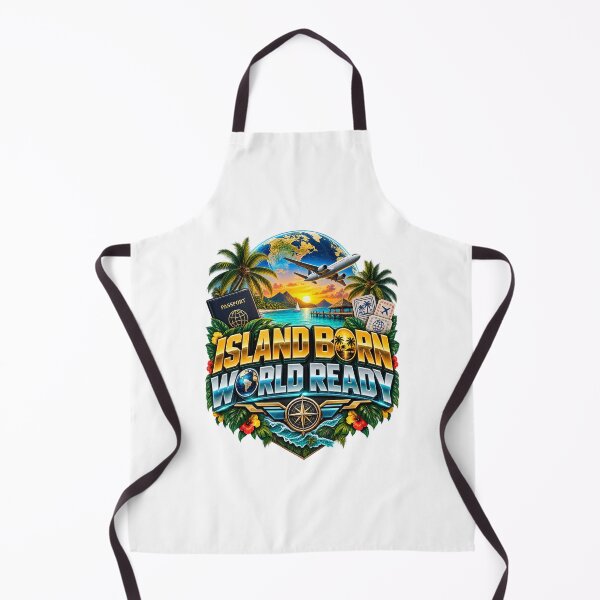 Item preview, Island Born World Ready – Caribbean Travel Streetwear designed and sold by BilcoStillbaze.